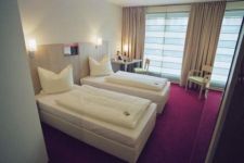 Eines der 57 Doppelzimmer des Hotels.